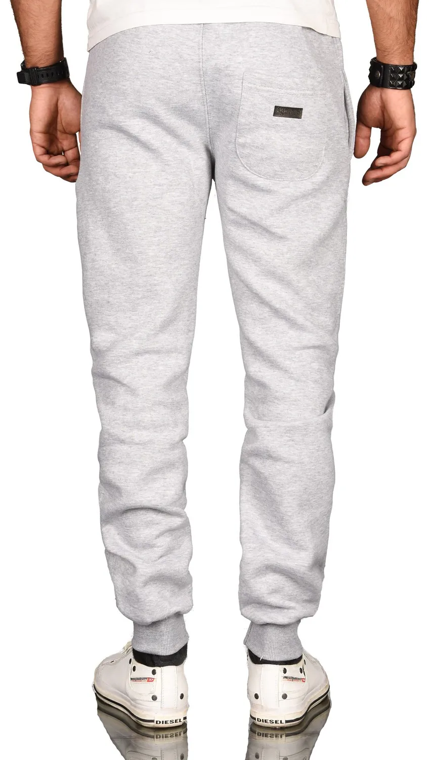 Alessandro Salvarini AS070 Jogginghose Herren mit Bündchen