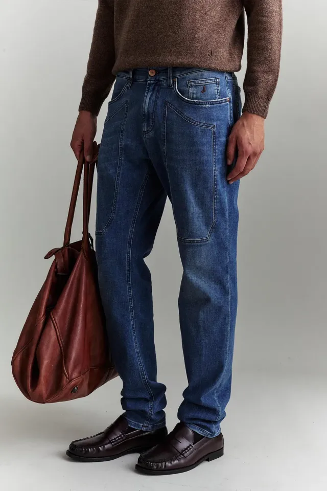 Jeckerson John Toppa Slim Fit Jeans hellblau