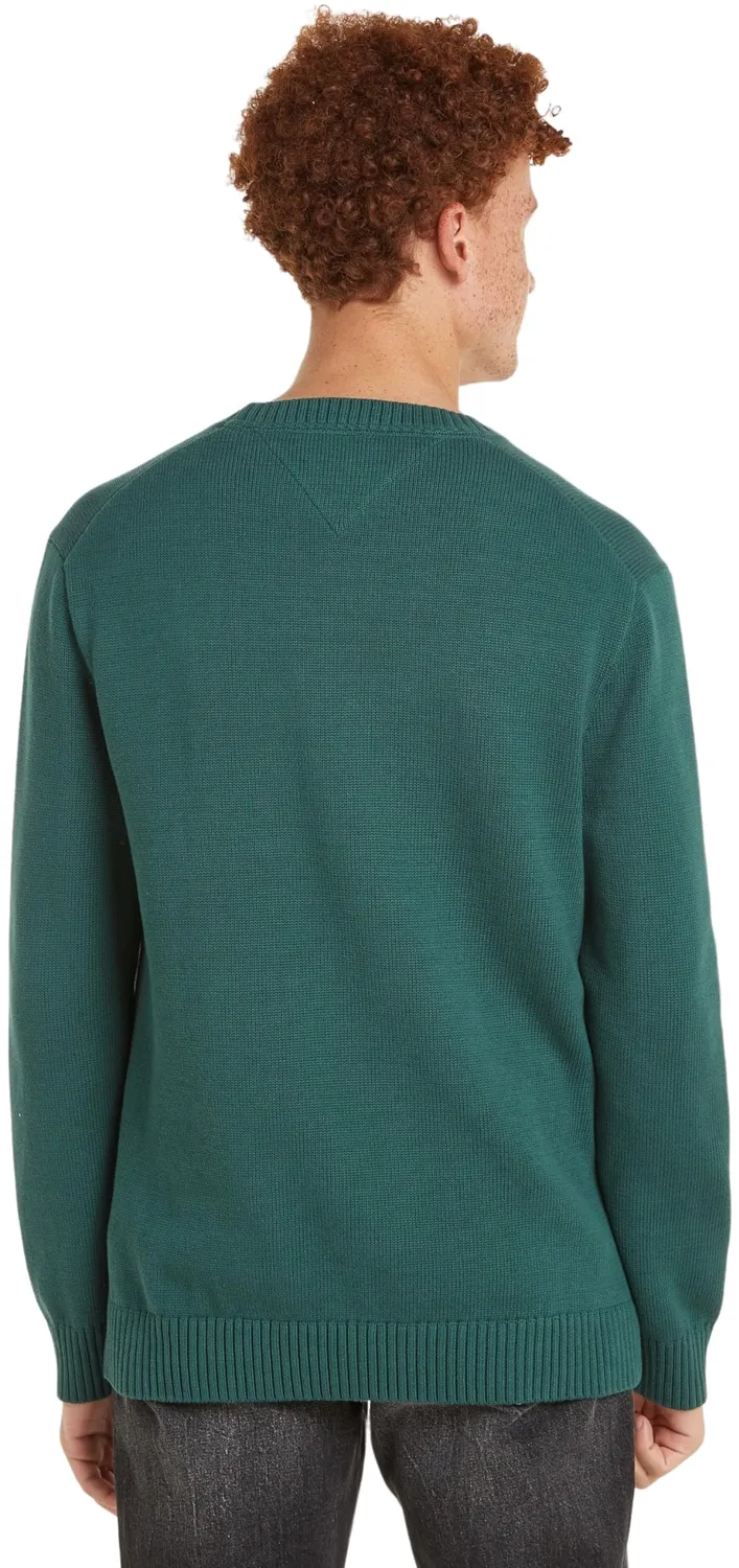 Tommy Jeans Pullover Rundhals Court Green Grün