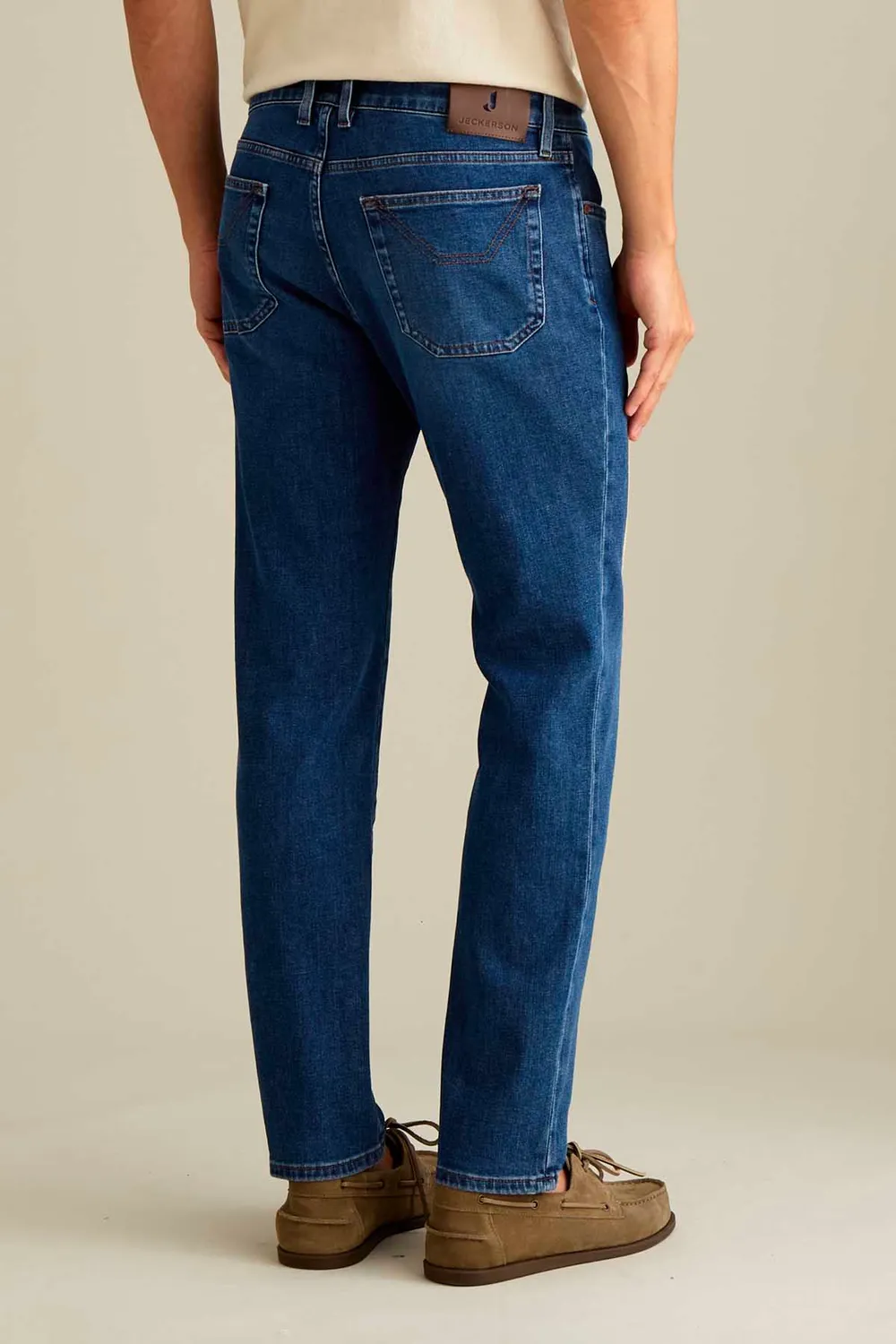 Jeckerson James Skinny Jeans Dunkelblau Alcantara