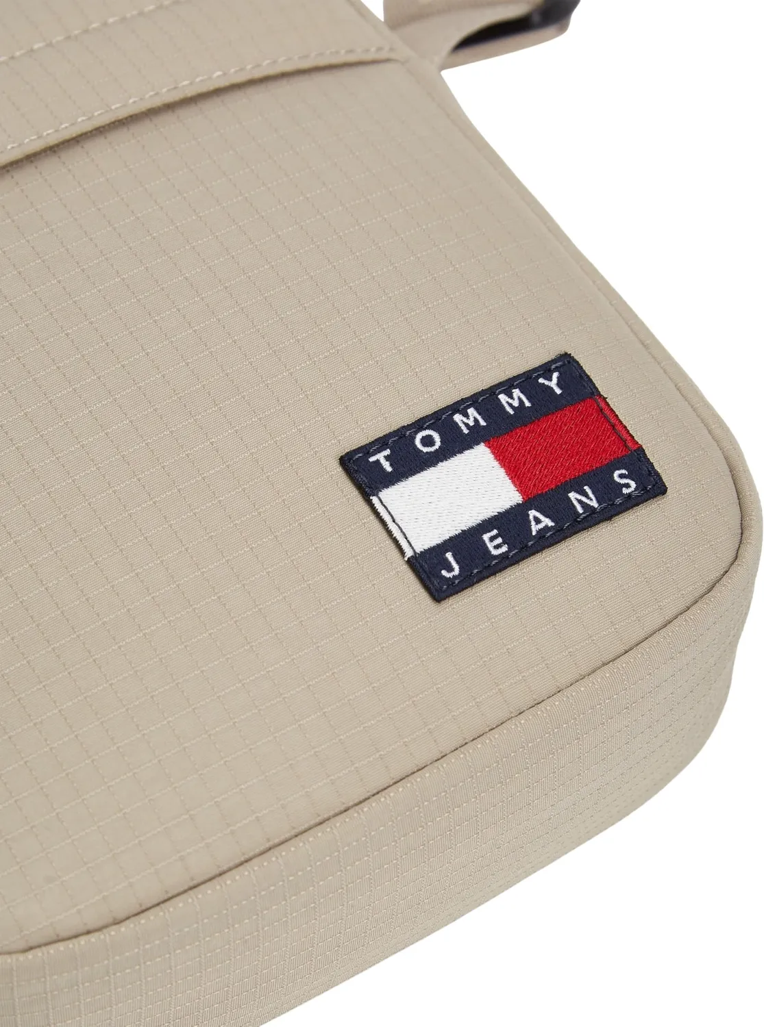 Tommy Jeans Daily Ripstop Reporter Crossbody Tasche Beige