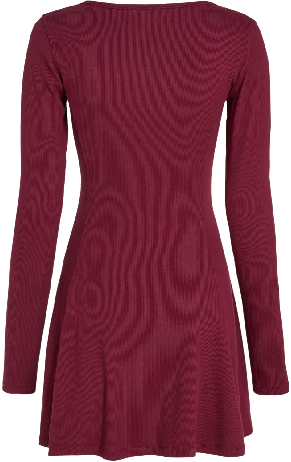 Tommy Jeans Flare Damen Kleid Langarm S Stretch