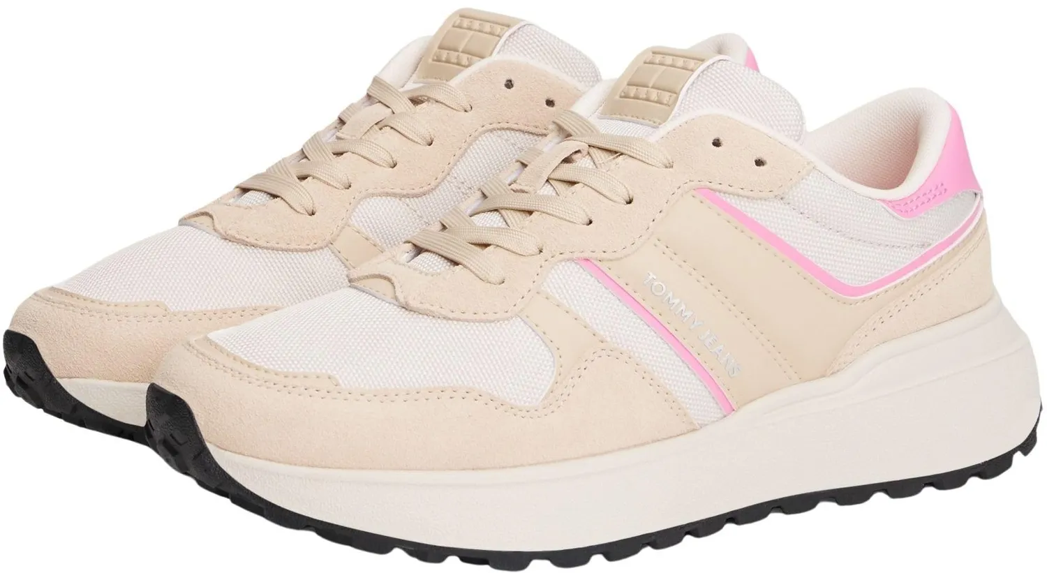 Tommy Jeans Runner Sneaker Beige Damen 38 sportlich