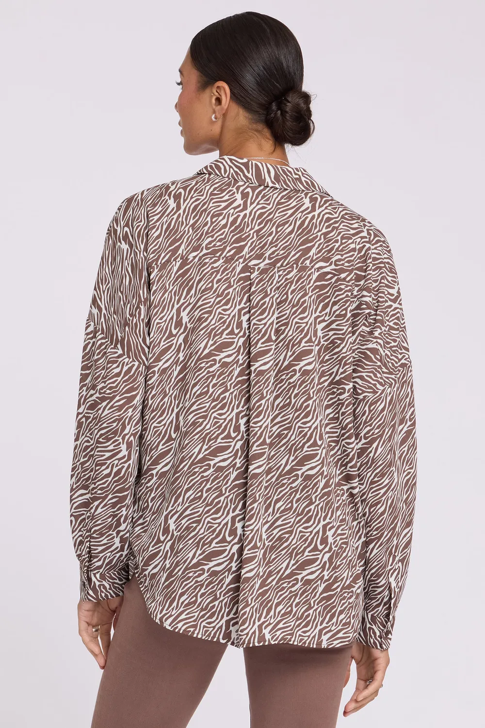 NYDJ Becky Bluse Zebra Java Georgette