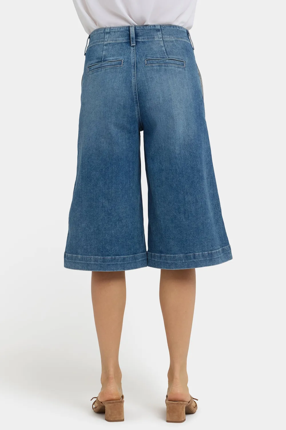 NYDJ Jeanne Culottes Jeans Breezy Palms Wide Leg
