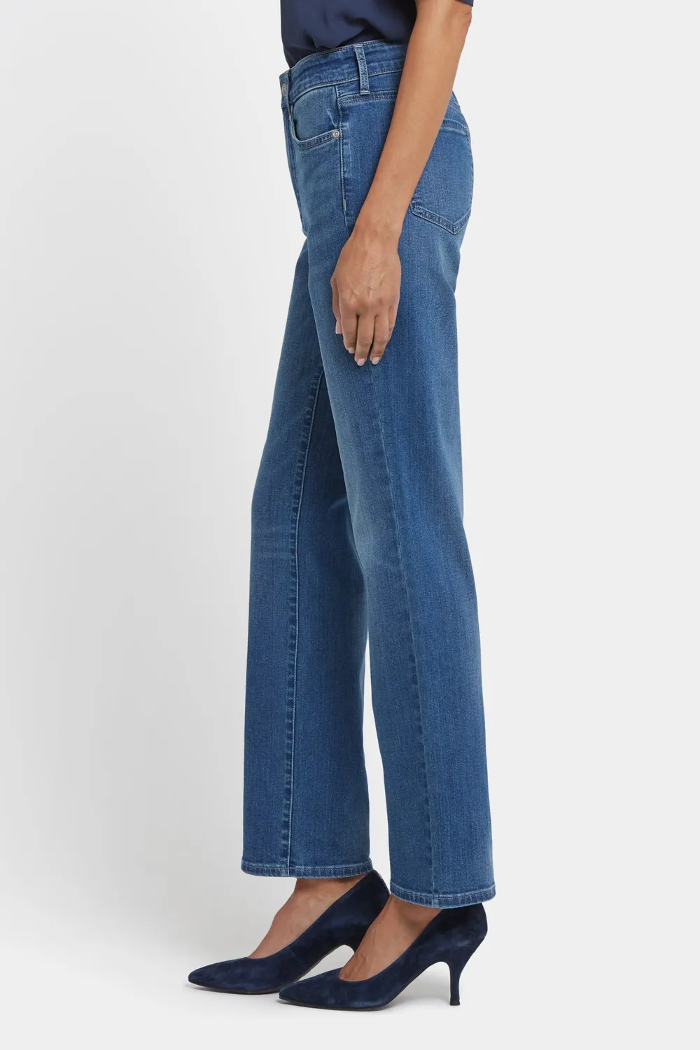 NYDJ Marilyn Straight Jeans Lake Notre-Dame High Rise