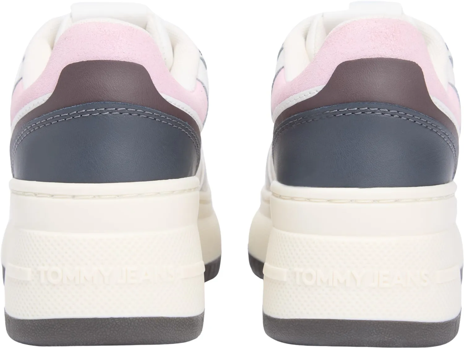 Tommy Jeans Retro Basket Sneaker Damen Weiß Gr. 40 Plateau