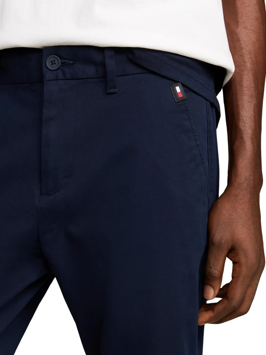Tommy Jeans Austin Stretch Herren Chino Schwarz Slim