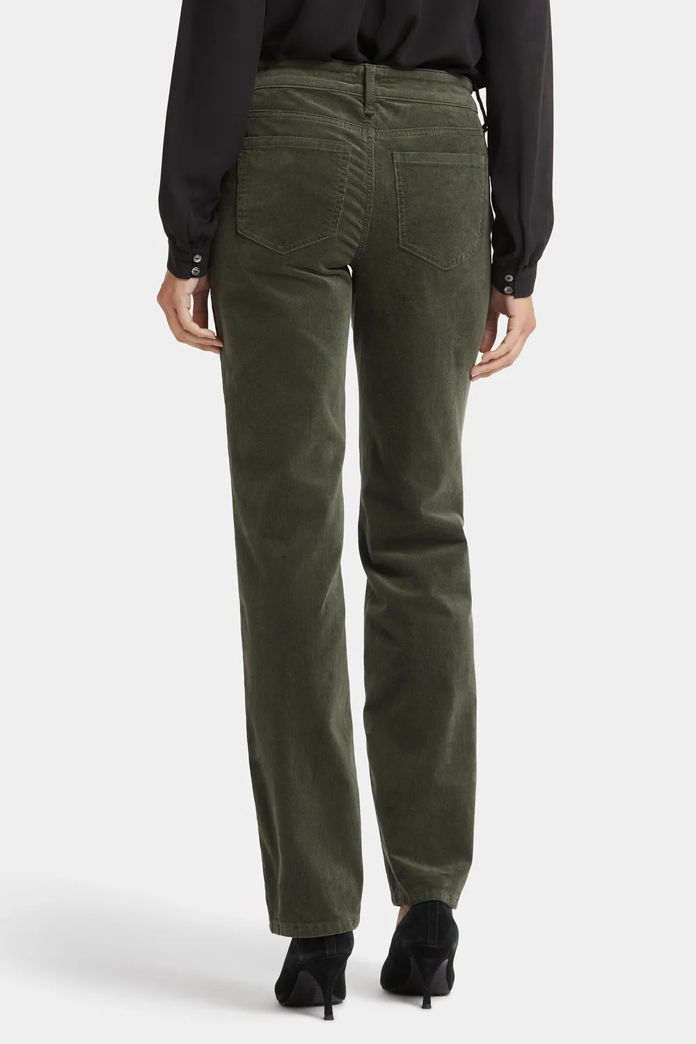 NYDJ Marilyn Straight Hose Vine Leaf Cord