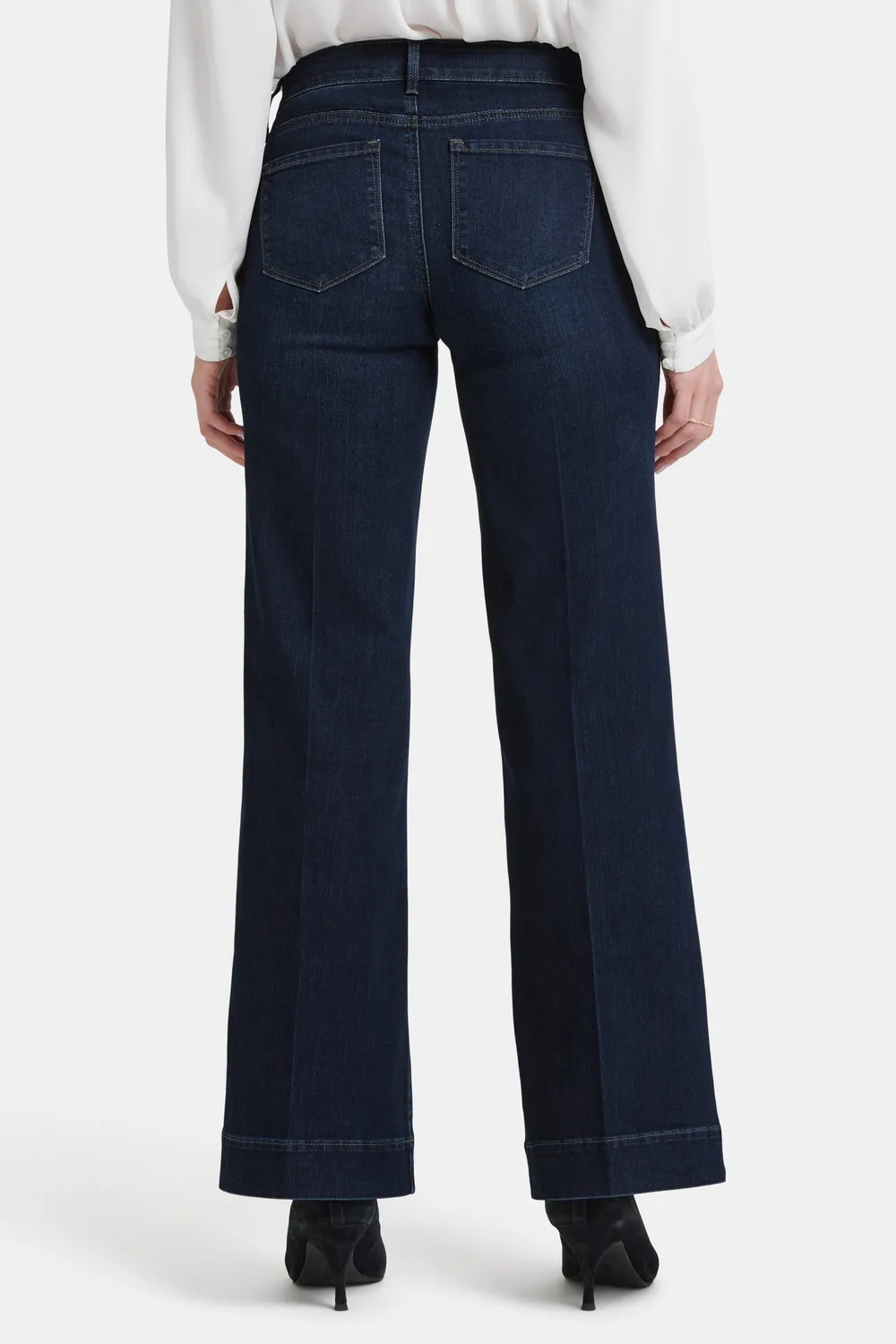 NYDJ Teresa Trouser Jeans Burbank Wash weites Bein