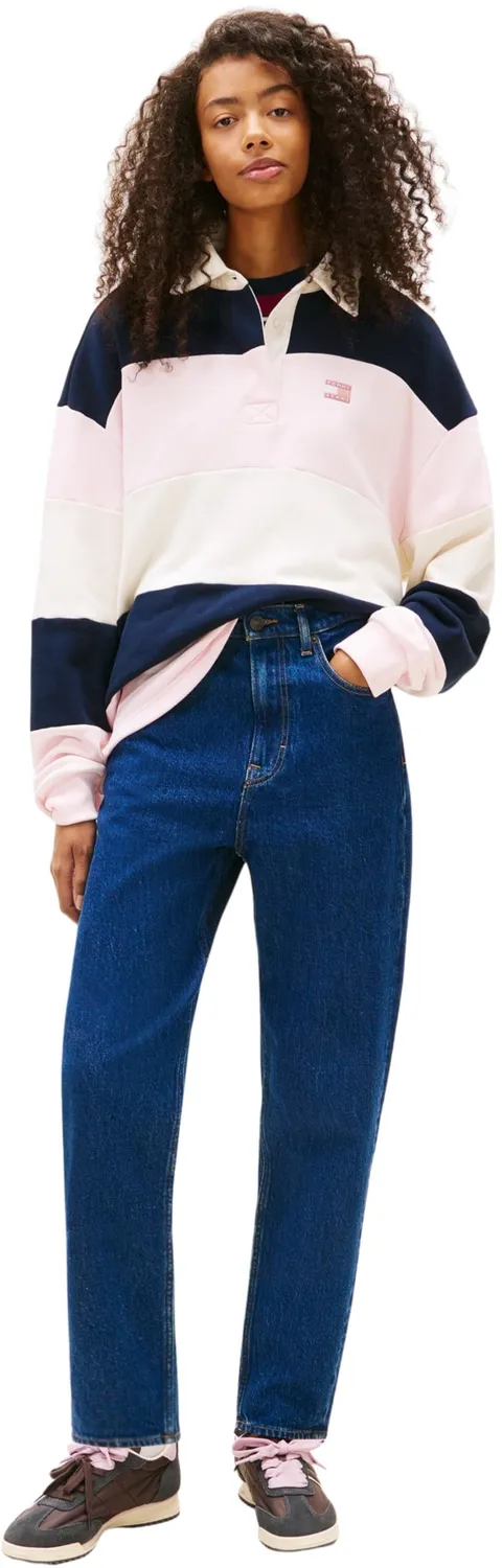 Tommy Jeans Damen Mom-Fit Tapered Jeans Denim Medium
