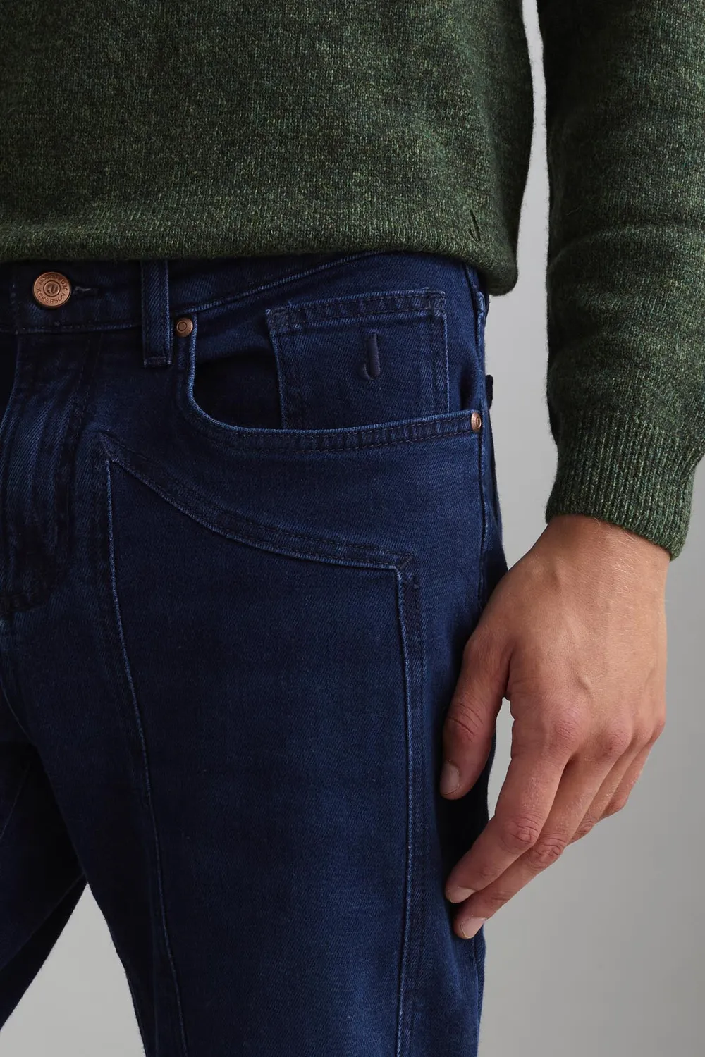 Jeckerson John Jeans Herren mittelblau Slim Fit Denim