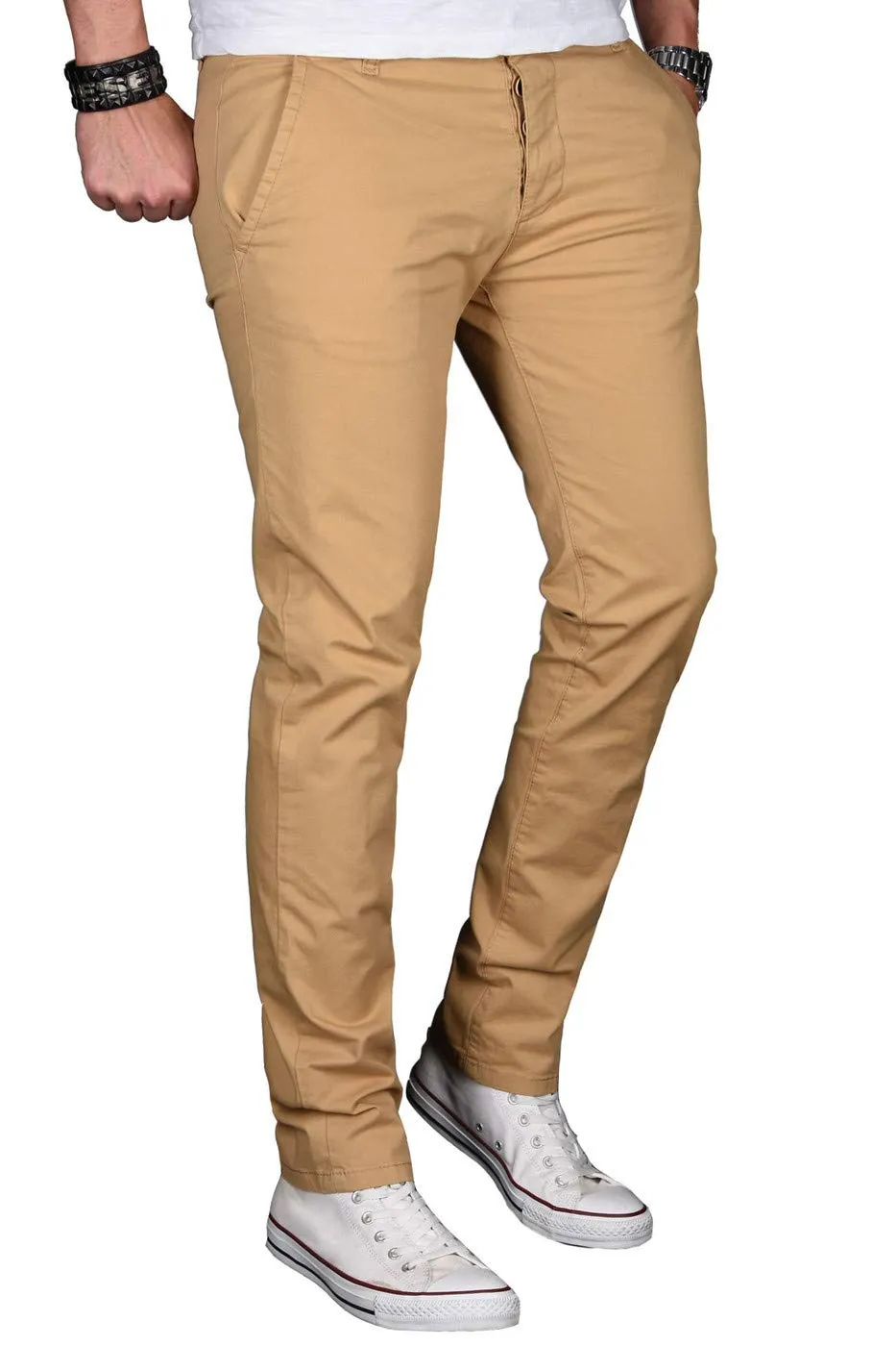 Alessandro Salvarini AS024 Chino Herren Regular Slim