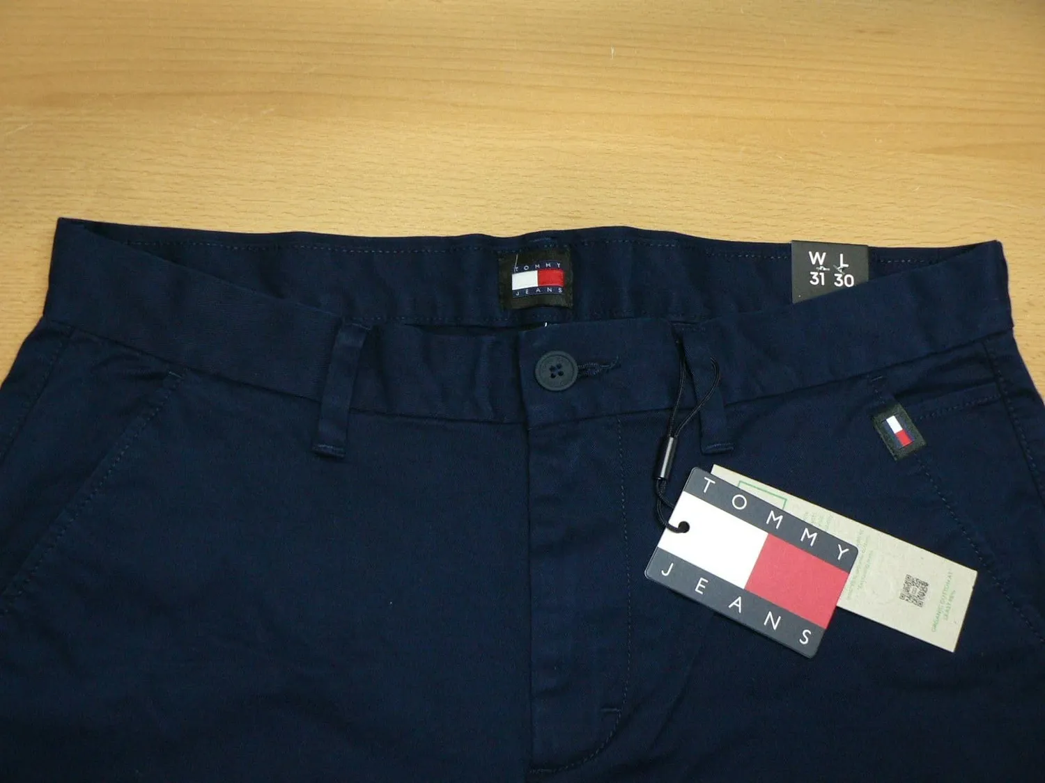 Tommy Jeans Austin Stretch Herren Chino Schwarz Slim