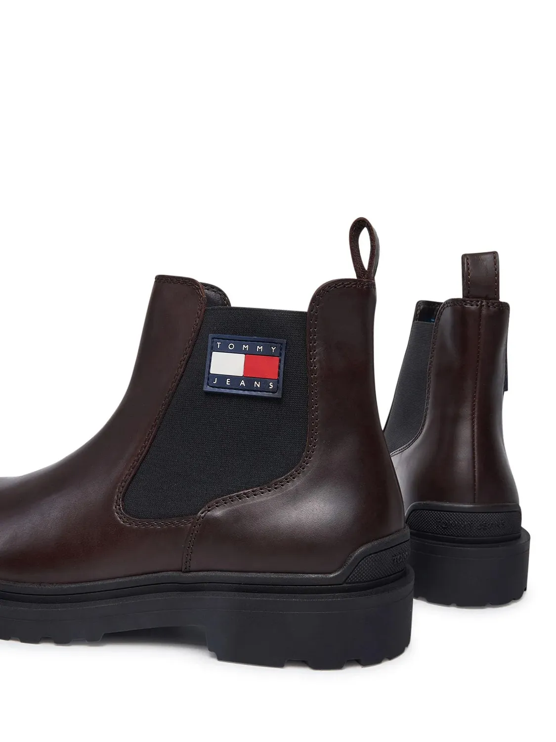 Tommy Jeans Chelsea Boot Herren Leder Gr. 42 Logo