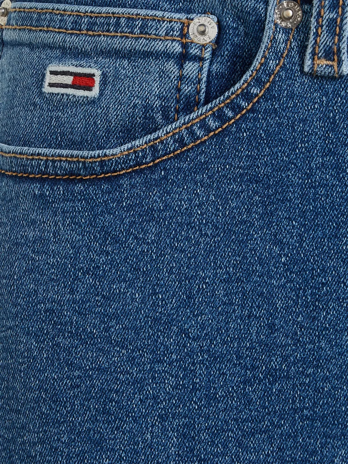 Tommy Jeans Herren Jeanshose 36W/30L Denim Kurz Gerade
