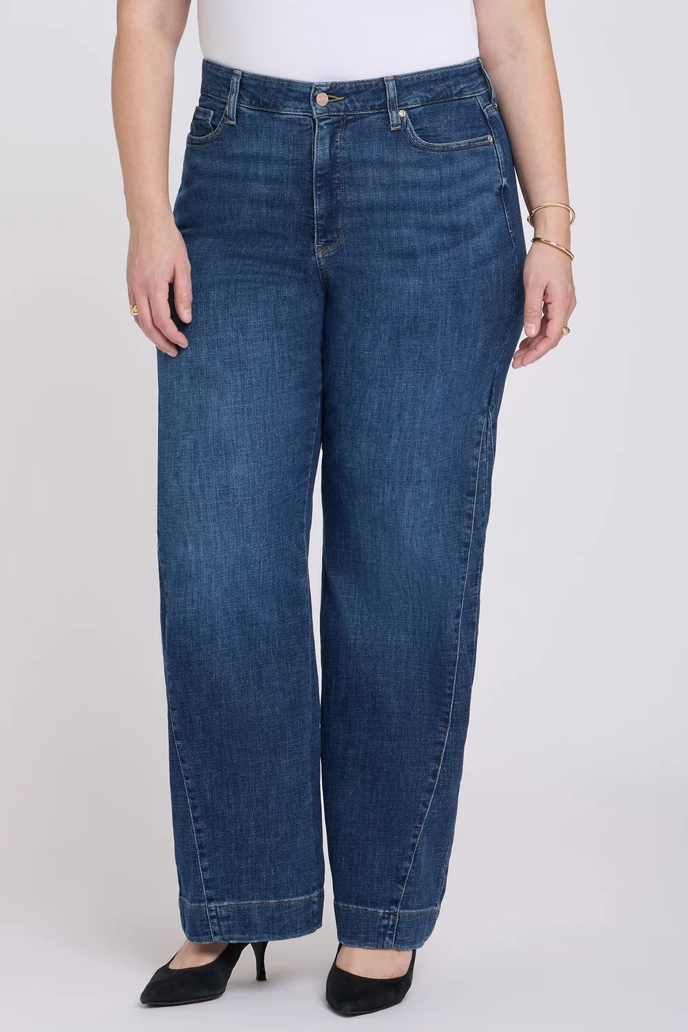 NYDJ Teresa Wide Leg Jeans Sunset Villa Plus