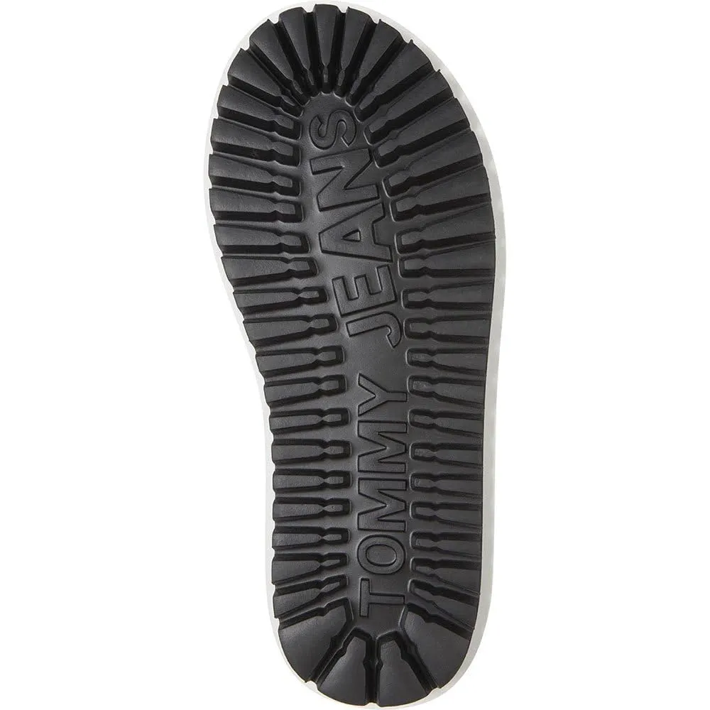 Tommy Jeans Padded Flat Boot Stiefel Schwarz Gefüttert