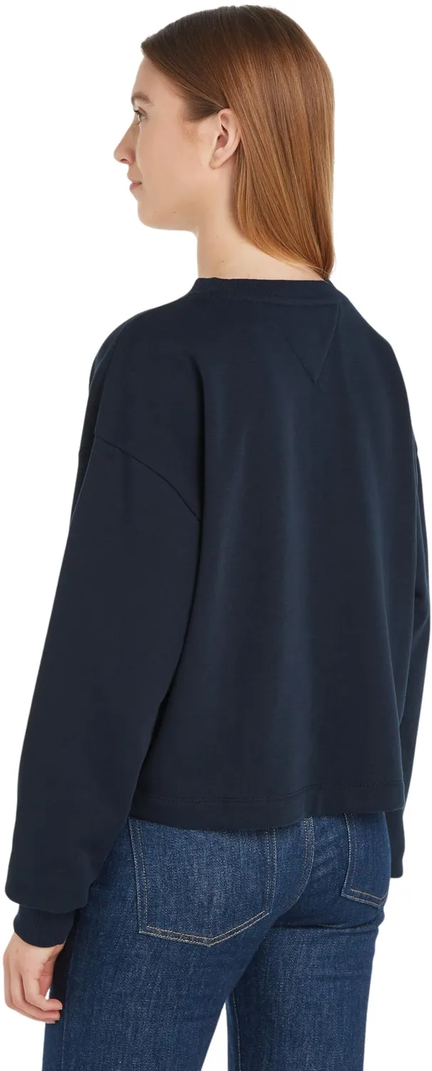 Tommy Jeans Sweatshirt Damen Blau XXS Baumwollmix