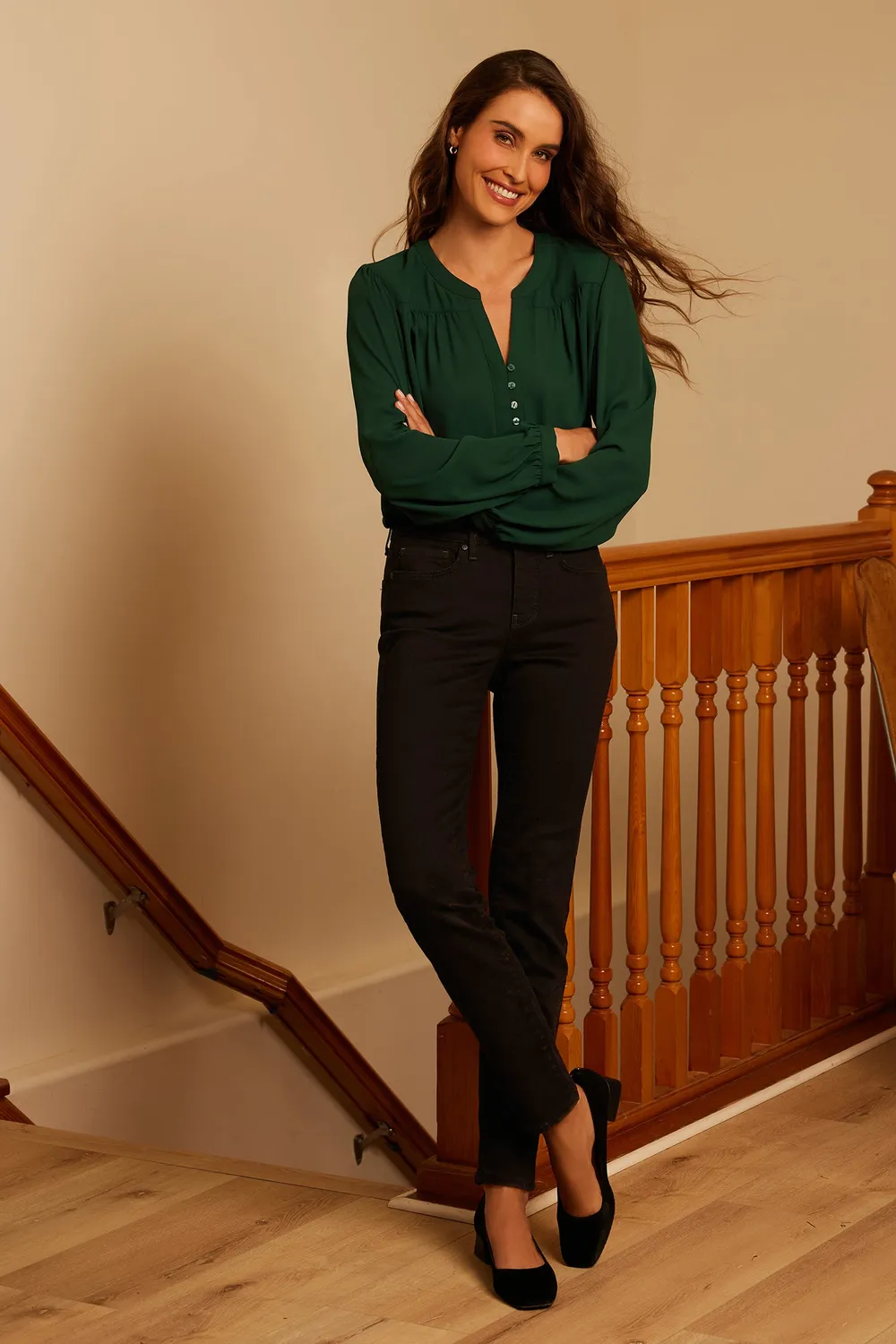 NYDJ Ami Skinny Jeans Black Stretch mit Lift Tuck