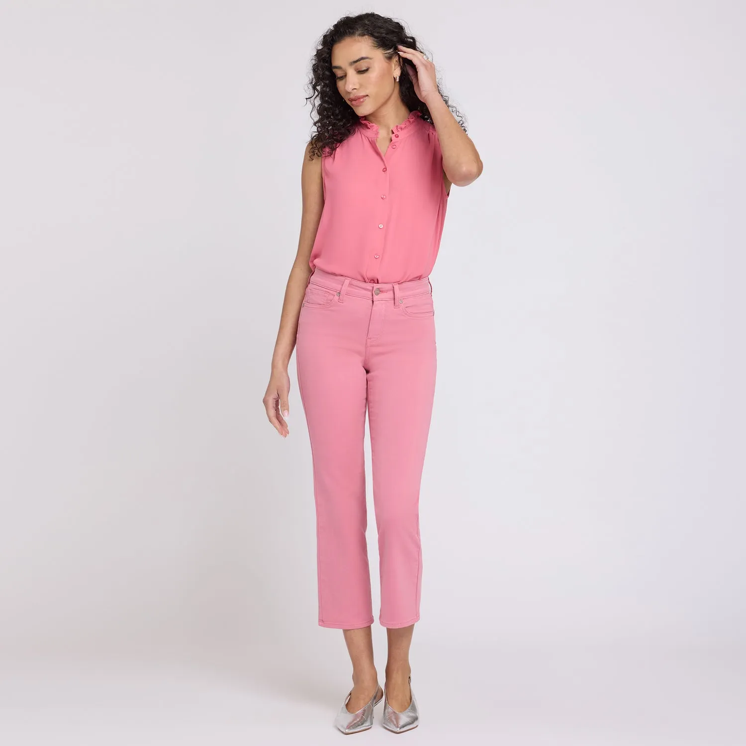 NYDJ Marilyn Straight Ankle-Jeans Desert Rose