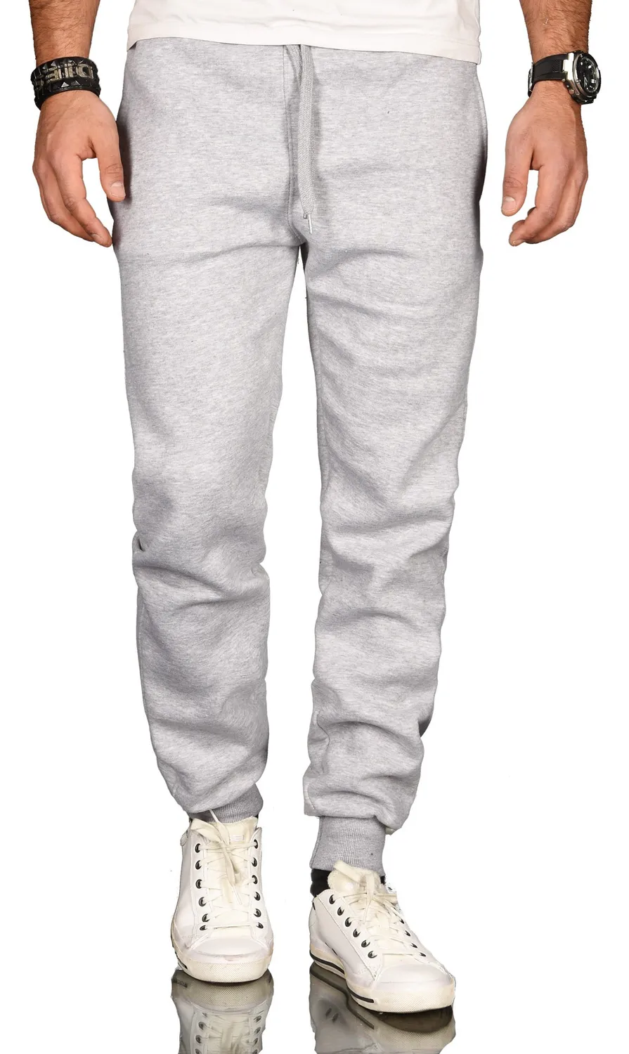 Alessandro Salvarini AS070 Jogginghose Herren mit Bündchen