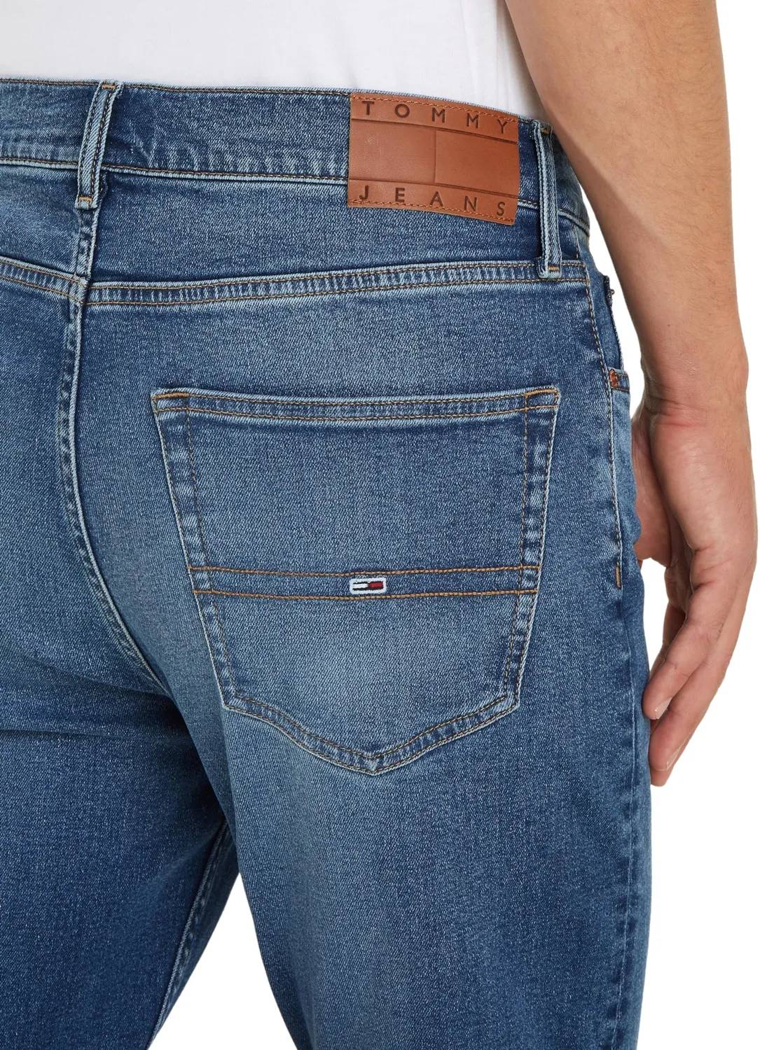 Tommy Jeans Regular Fit Jeans Herren Denim blau