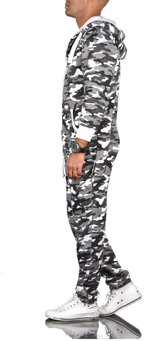 Alessandro Salvarini AS-039 Jumpsuit Trainingsanzug Herren elastisch