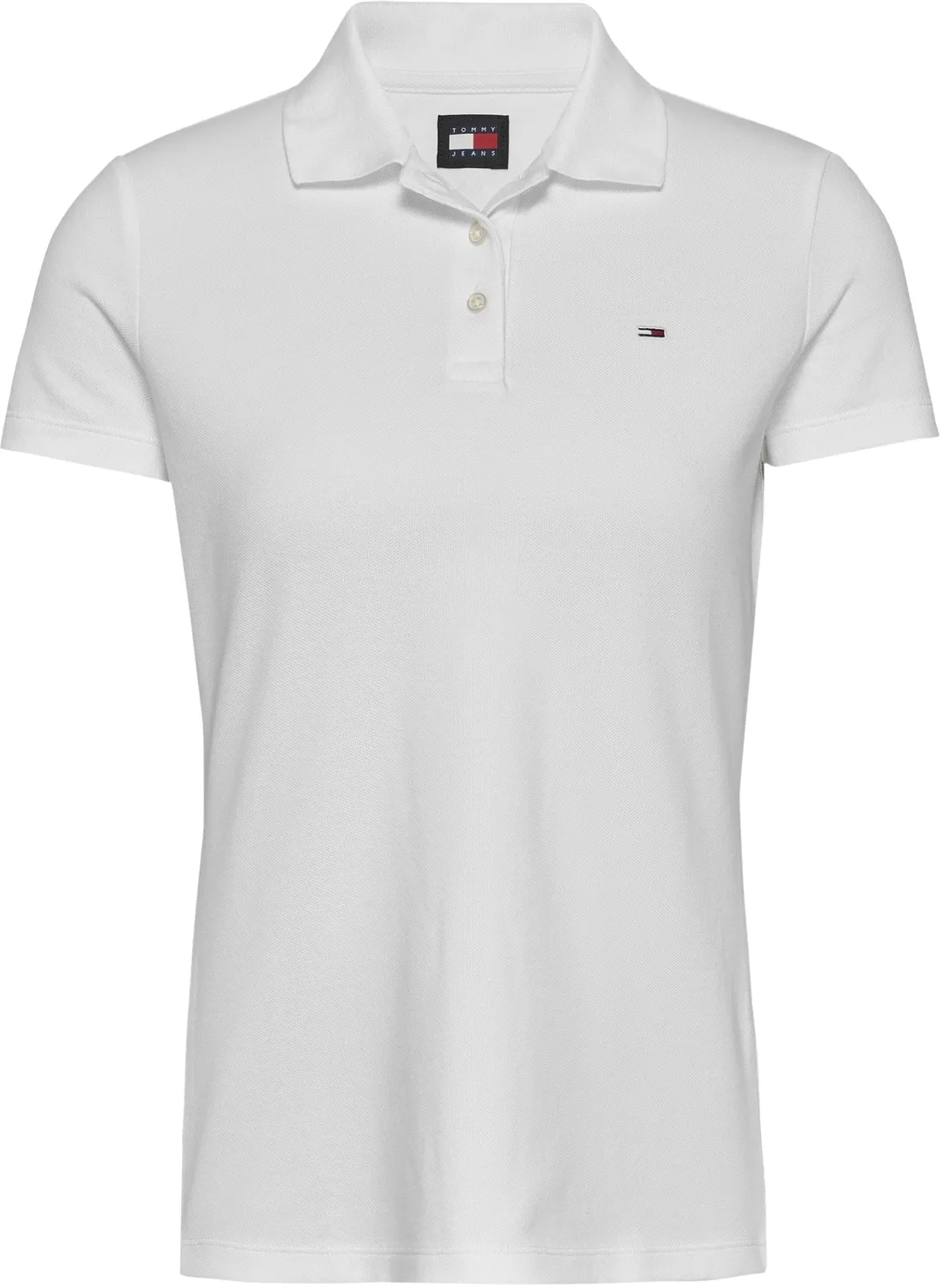 Tommy Jeans Essential Stretch Poloshirt Kurzarm Slim