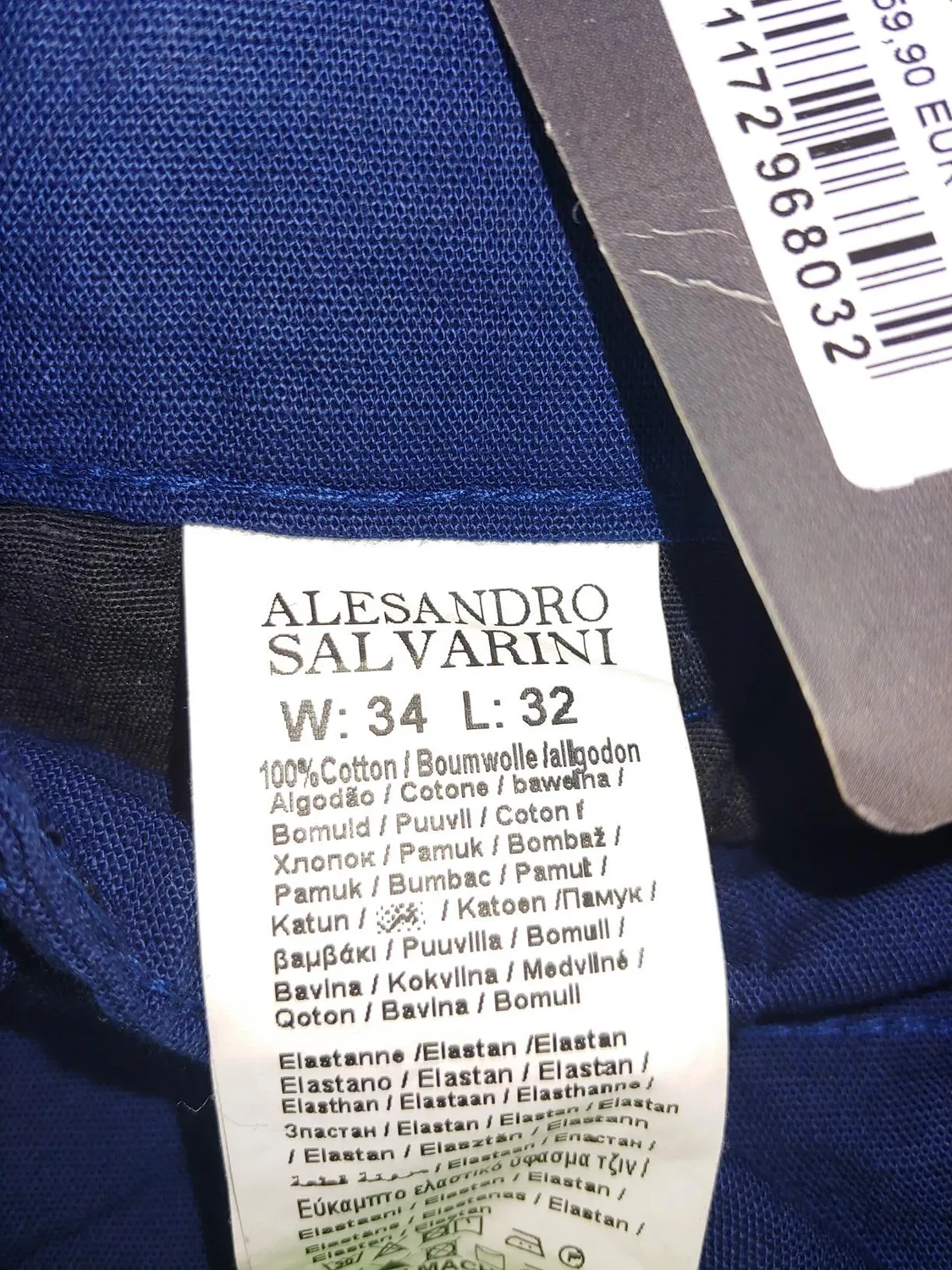 Alessandro Salvarini AS-034 Sommerhose Herren gerade