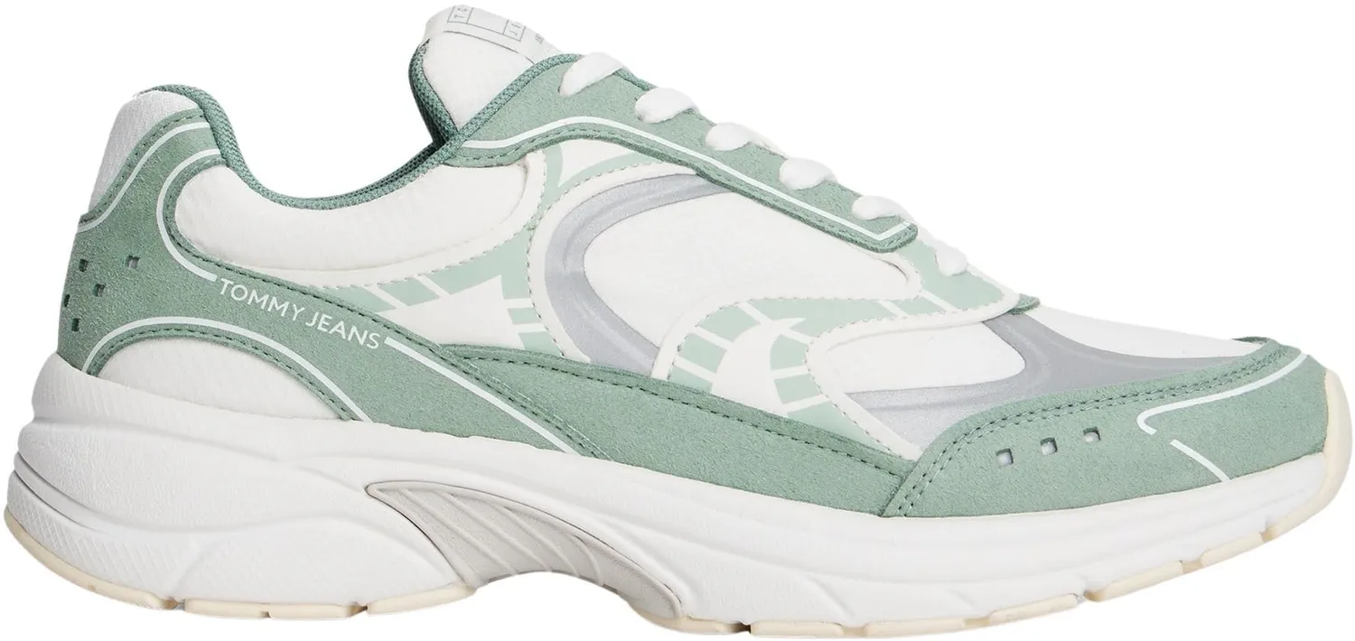 Tommy Jeans Archive 25 Low Top Sneaker Damen Weiß