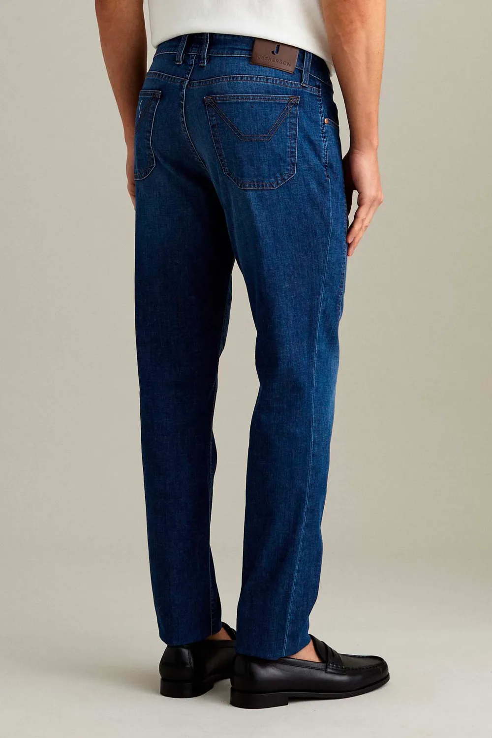 Jeckerson John Jeans Slim Fit blau Supercomfort-Denim