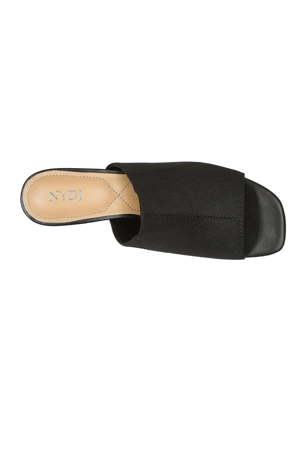 NYDJ Gwen Stretch Mules Black Denim schwarz