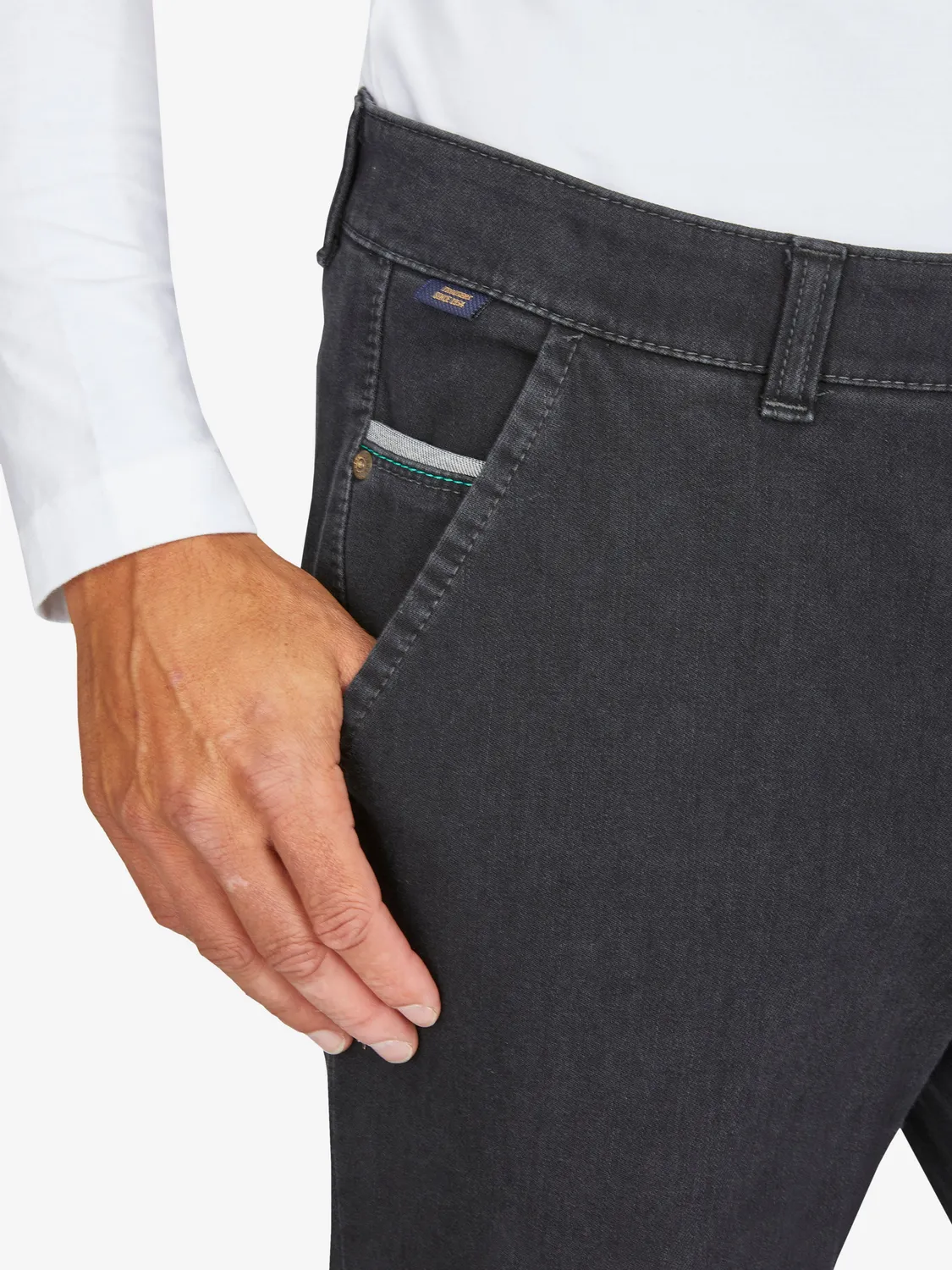 Club of Comfort Garvey 7054 Jeans anthrazit Stretch