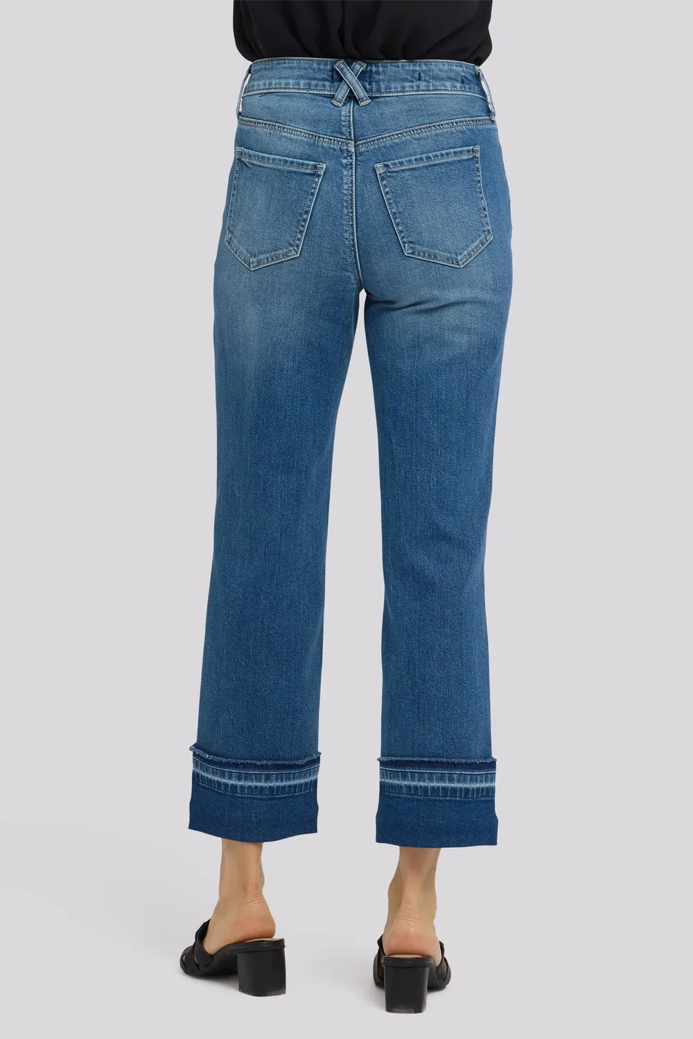 NYDJ Bailey Relaxed Straight Ankle Jeans Sun Soak