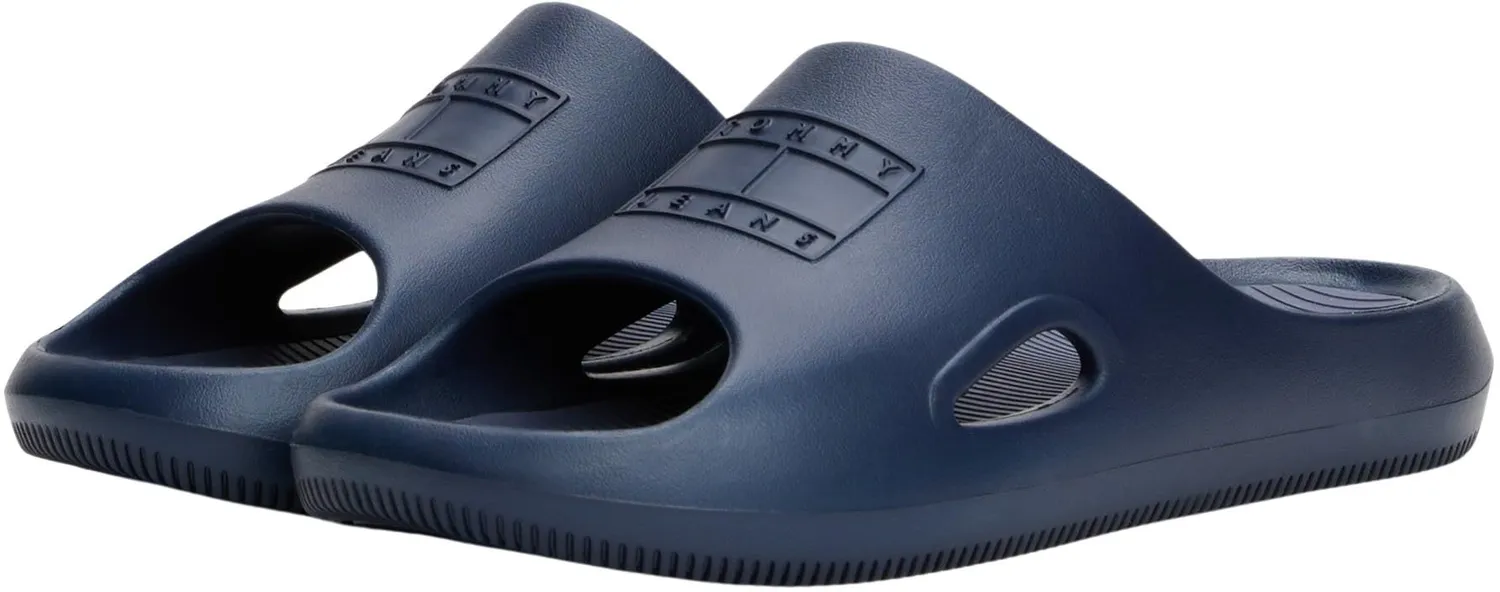 Tommy Jeans Sporty Pool Slide 43 Badeschlappen blau
