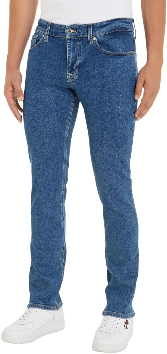 Tommy Jeans Herren Jeanshose 36W/30L Denim Kurz Gerade