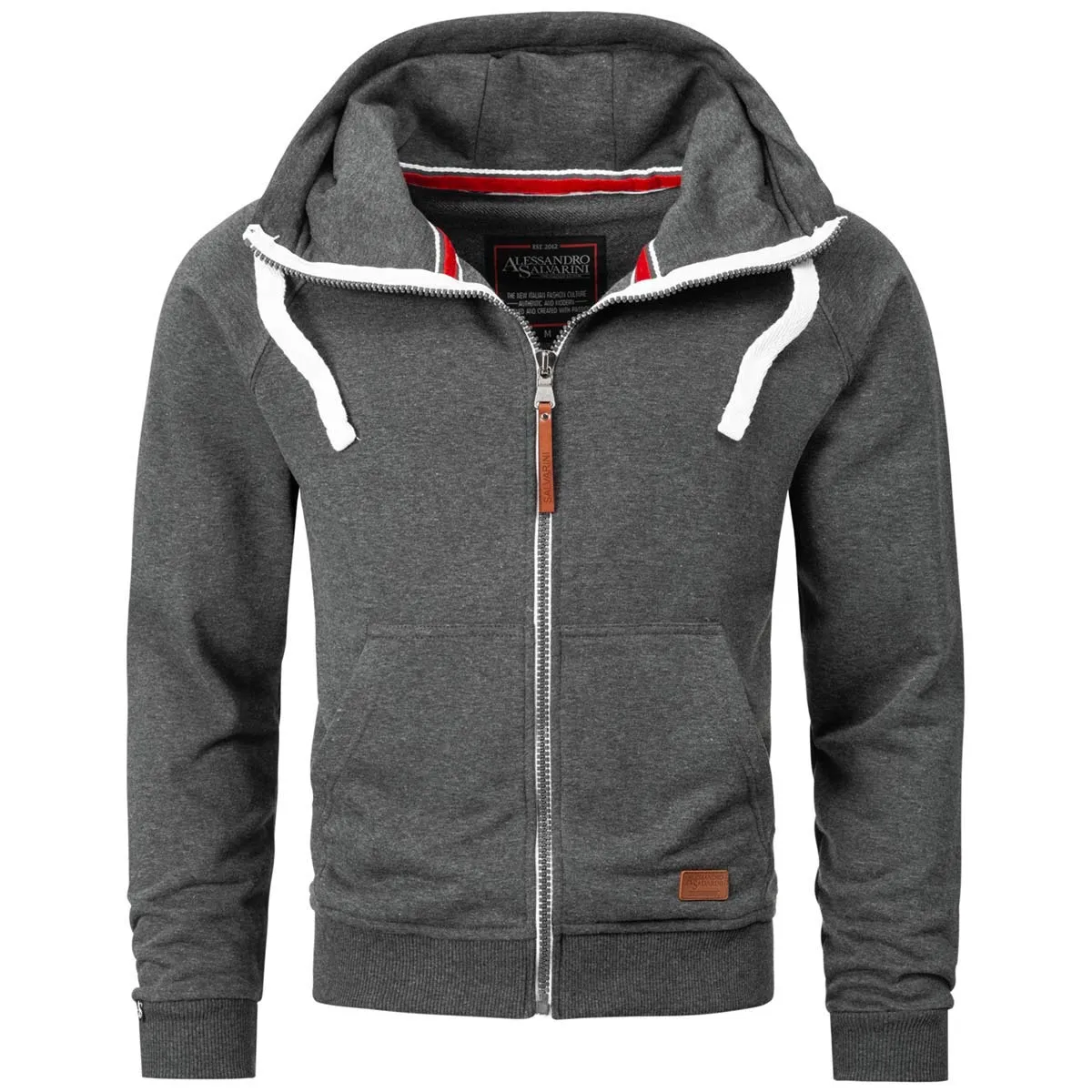 Alessandro Salvarini AS192 Herren Sweatjacke Baumwolle Größe L