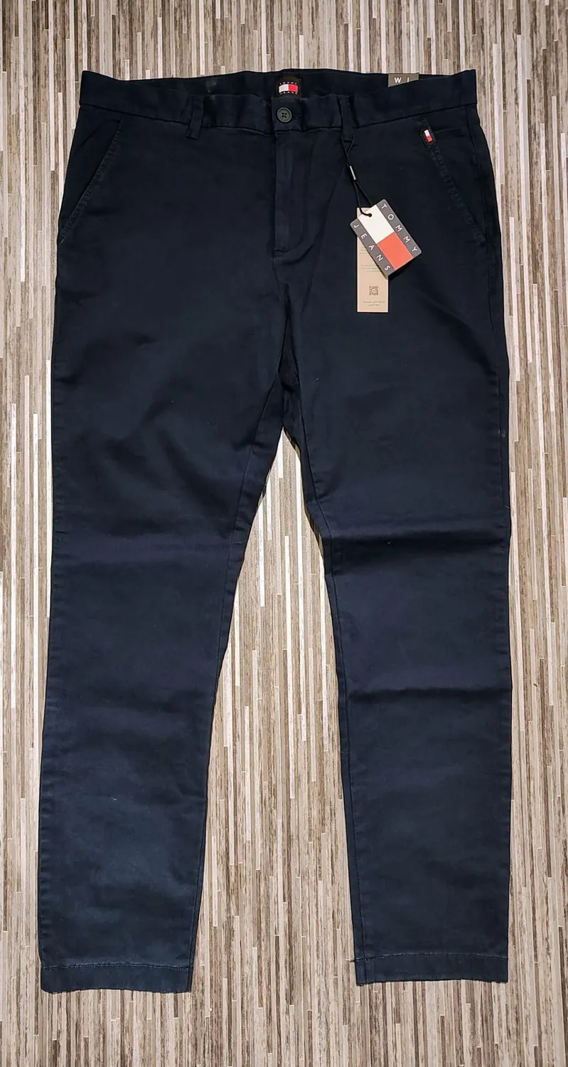 Tommy Jeans Austin Stretch Chino Herren Blau Beige