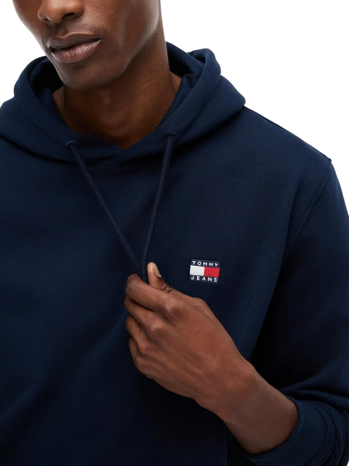 Tommy Jeans TJM Reg Badge DM0DM21922 Hoodie Blue Storm