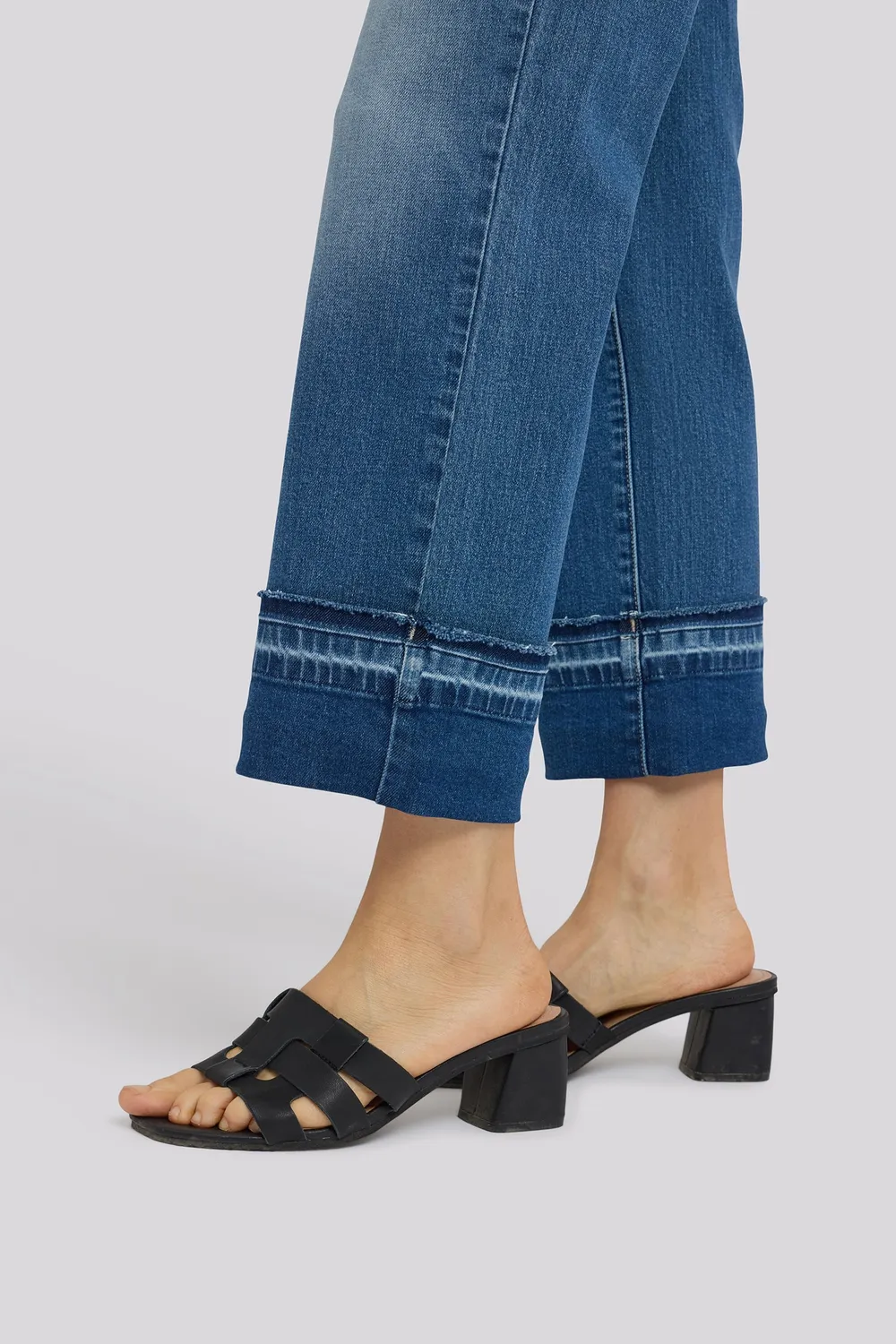 NYDJ Bailey Relaxed Straight Ankle Jeans Sun Soak Petite