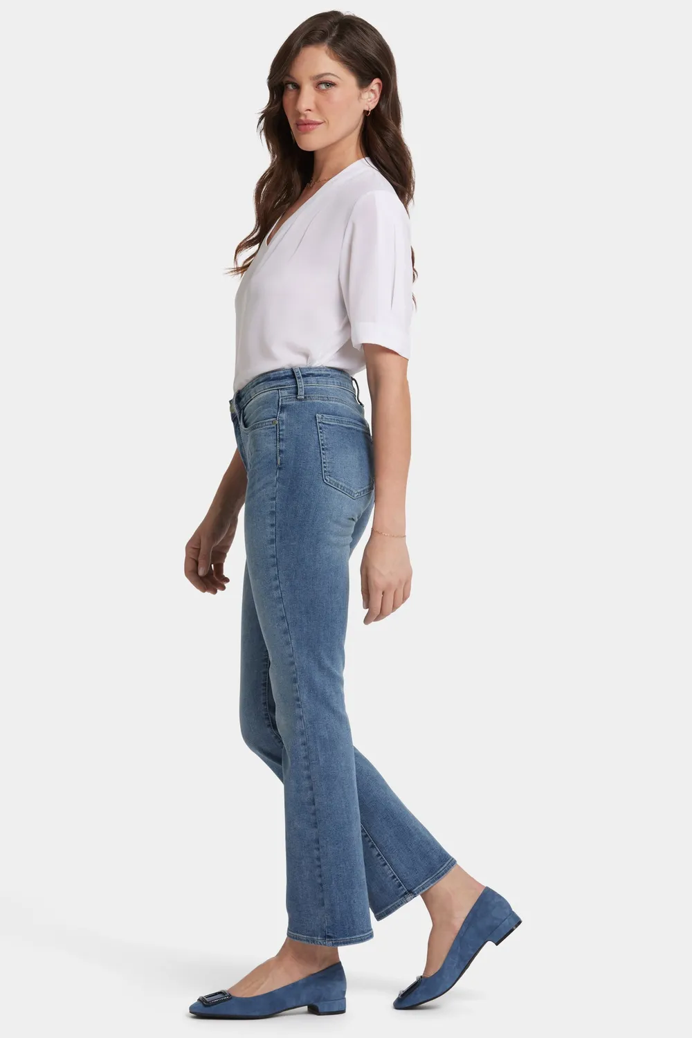 NYDJ Barbara Bootcut Jeans Petite Heyburn Wash