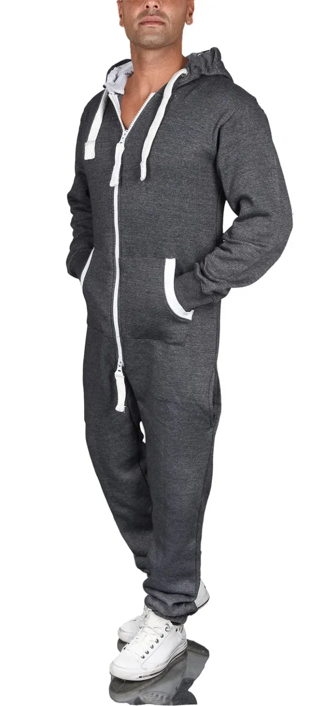 Alessandro Salvarini AS-039 Jumpsuit Grau Gr.S einteilig