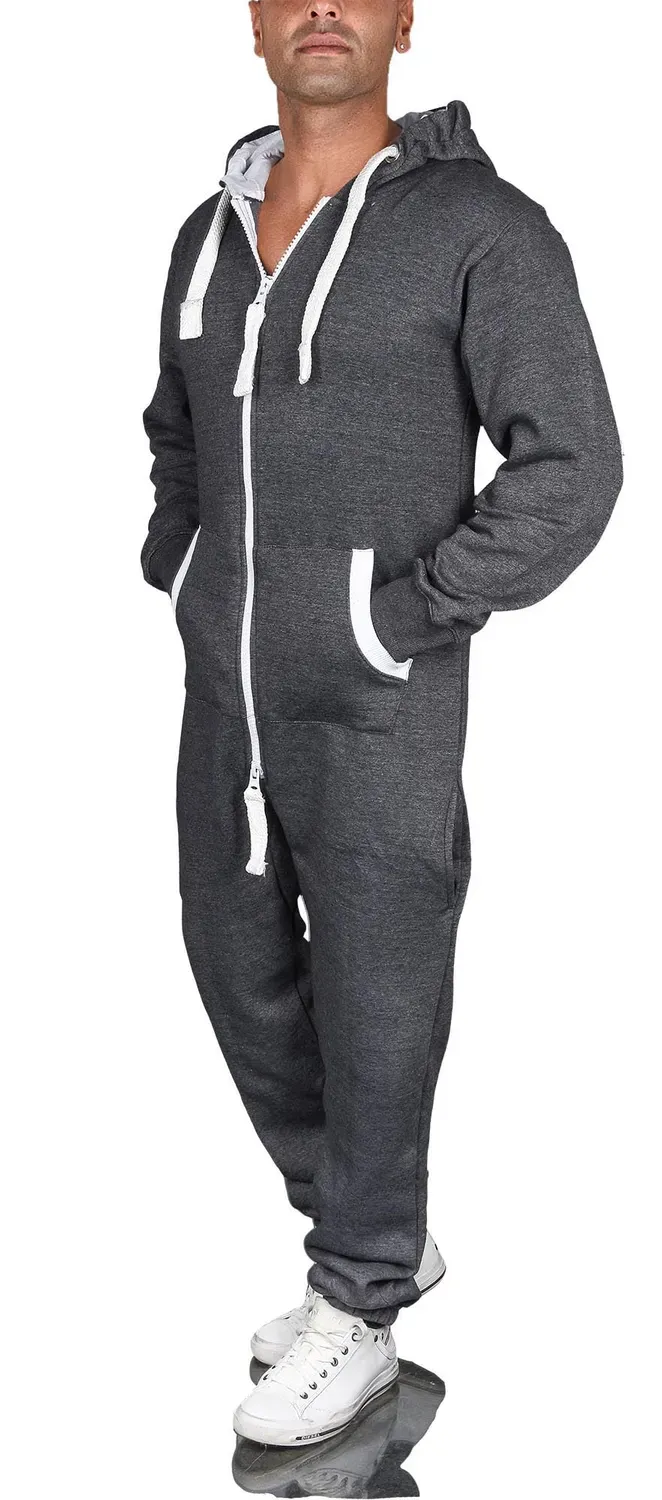 Alessandro Salvarini AS-039 Jumpsuit Grau Gr.S einteilig
