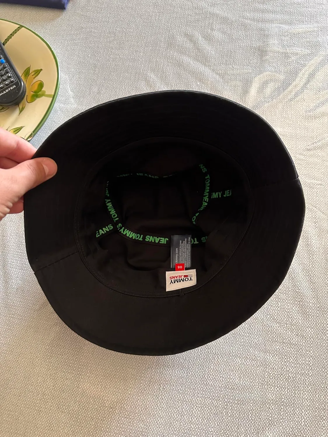 Tommy Jeans TJM Flag Bucket Hat Hut weiß Baumwolle