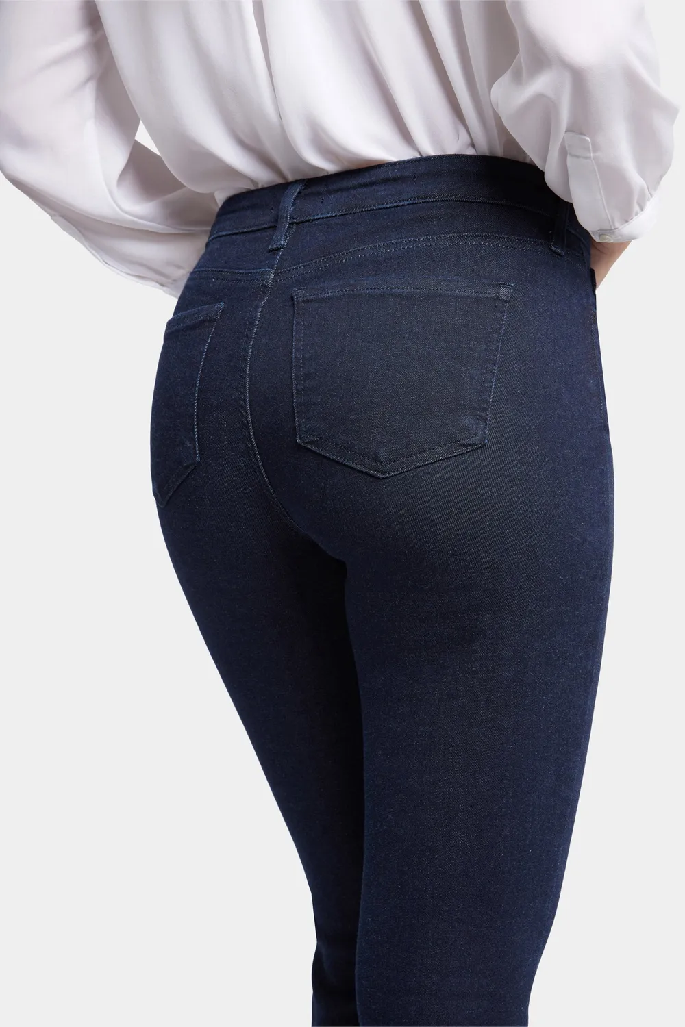 NYDJ Sheri Slim Jeans Petite Rinse Dunkelblau