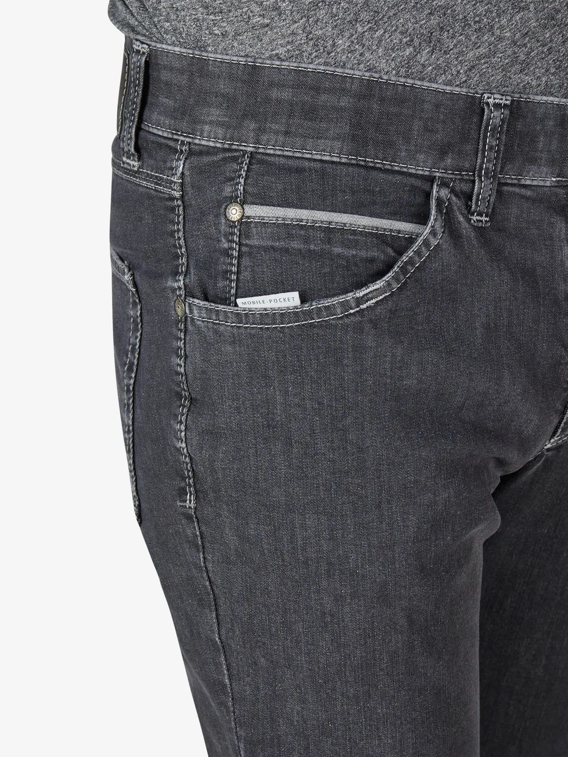 Club of Comfort Henry Z6516 Jeans grau Super High Stretch