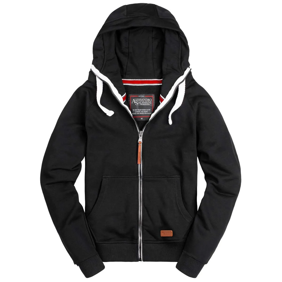 Alessandro Salvarini AS192 Herren Sweatjacke Baumwolle Größe L