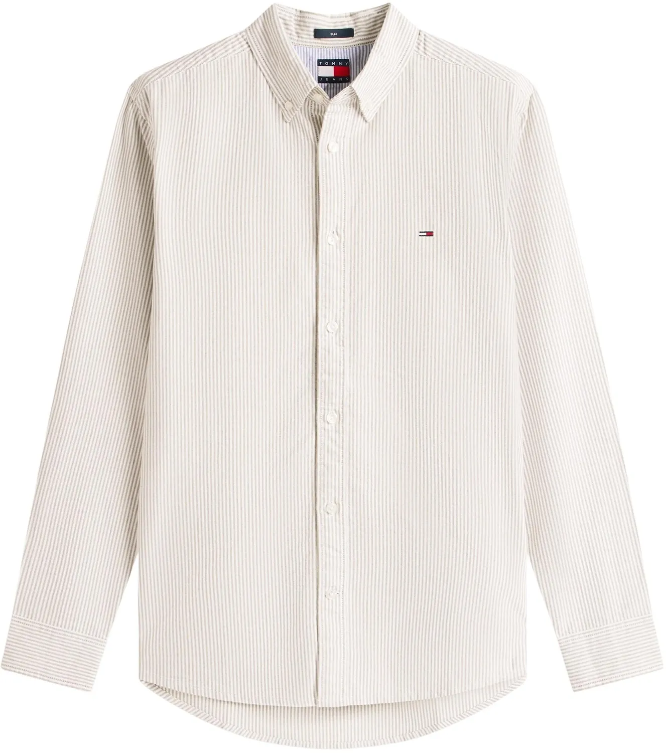Tommy Jeans Stripe Oxford Herren Hemd Slim Fit gestreift