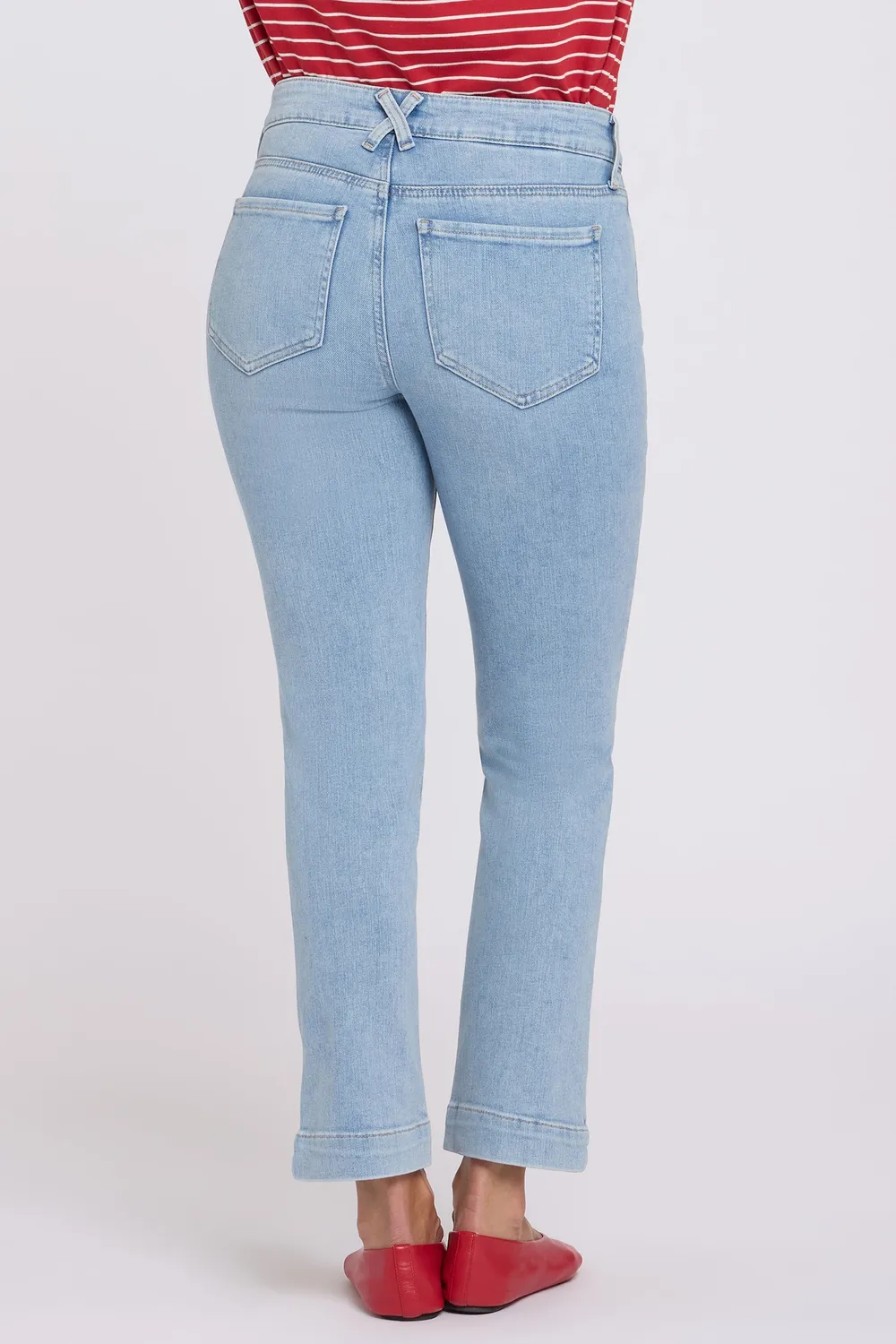 NYDJ Sheri Slim Straight Petite Jeans Keys View